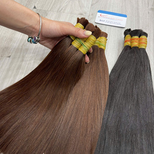 Cabello Humano Vietnamita 100% Premium a Granel, Textura Lacia Suave, Sin Caída, Sin Enredos, Listo para Enviar - Product Image 6