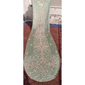 Tela de Satén Jacquard Bordada Multicolor de Seda Pura para Mujeres y Niñas, Material Transparente para Vestidos de Novia Elegantes - Product Image 1