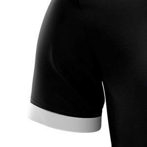 Unisex Gray Black Geometric Sublimation Transfer Print <b>Soccer</b> Jersey Short Sleeve Crew Neck Moisture Wicking Anti-Bacterial 100% - Product Image 3