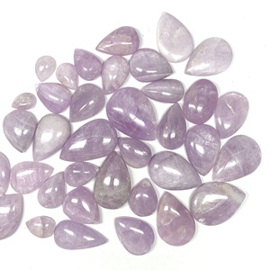 Venta al por mayor IGI Certificado 8mm Natural Rosa Kunzite Cabochon Piedra preciosa suelta de alta calidad para la fabricación de joyas - Product Image 4