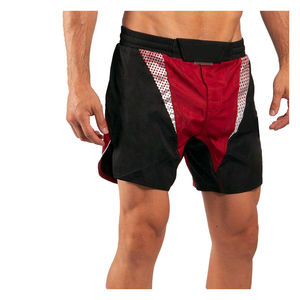 Shorts de grappling MMA unisexes de bonne qualité, impression de logo personnalisée, extensibles, 100% polyester, séchage rapide, respirants, légers, pour l'entraînement - Product Image 2