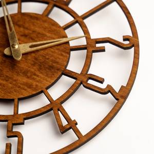 Reloj de Madera Hecho a Mano, Decoración de Pared con Reloj de Madera, Reloj de Pared Grande de Madera, Reloj de Pared de Madera con Números, Reloj de Pared de Madera - Product Image 5