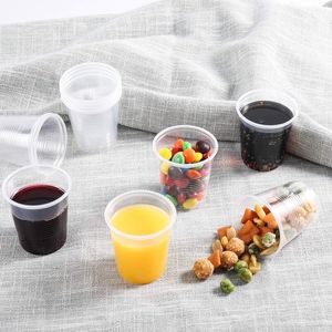 300-Piece Disposable Clear <b>Plastic</b> <b>Cups</b> Small Espresso Tumblers for Drinking Tasting Bathroom Mouthwash <b>Cups</b> Fosted Design - Product Image 2