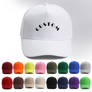 Custom Embroidery Printed Logo <b>Caps</b> Adjustable <b>Plain</b> Fitted Unisex Structured Sports Baseball <b>Cap</b> With Sandwich Brim - Product Image 1
