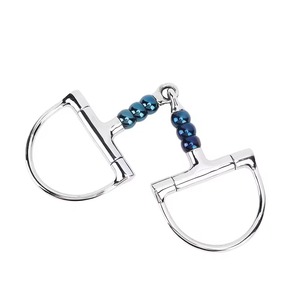 Venta al por mayor: Servicio OEM/ODM de bozales de doble rodillo de acero inoxidable de la mejor calidad para equitación con equipo de cuero. - Product Image 5