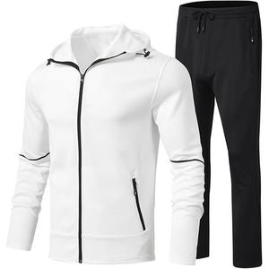 ชุดวอร์มผู้ชายสไตล์วินเทจสำหรับฤดูหนาว ระบายอากาศได้ดี แห้งเร็ว ทรงหลวม น้ำหนักเบา ดีไซน์พรีเมียม ด้านนอกมีลุคหนัง พร้อมฮู้ดด้านใน - Product Image 1