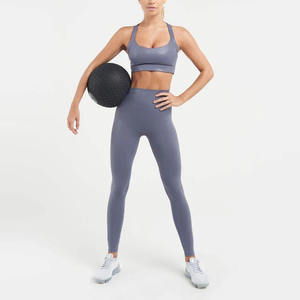 Women's High <b>Support</b> Racerback Plaid Longline Sports Bra Athletic <b>Crop</b> <b>Top</b> for Workout Yoga Fitness and Training - Product Image 1
