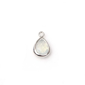 Citrine Quartz Teardrop <b>Pendant</b> Silver Plated Brass Faceted Pear Shape Gemstone Charm Jewelry Making Handmade Wholesale Charm - Product Image 6