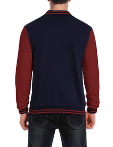 Veste en laine confortable à col montant pour un look décontracté et soigné, vêtement d'extérieur tendance urbaine, idéale pour un usage quotidien, d'inspiration classique - Product Image 3