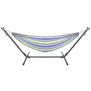 Set Amaca Portatile in Poliestere Verde per Relax all'Aperto - Product Image 2