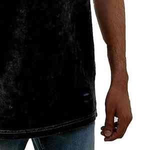 Camiseta de Manga Larga con Estampado Gráfico Personalizado, Bordado, Corte Ajustado, Lavado Ácido, Doble Capa, Talla Grande - Product Image 5