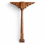 Columna Decorativa Tallada a Mano en Madera de Teca Sólida de Estilo Indio Vintage para Proyectos de Templos, Villas y Hoteles |   Mix Match 1 Contenedor - Product Image 2