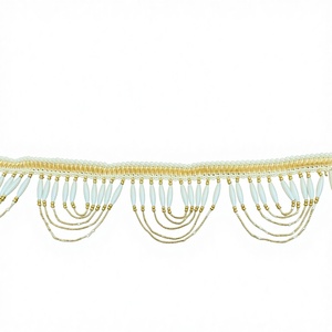 Flores Bordadas, Cuentas para Uñas, Malla de Encaje, Accesorios Decorativos para Vestidos de Novia, Cosidos a Mano - Product Image 1