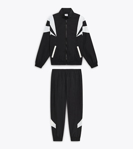 Chándal Unisex de Talla Grande, Ecológico, con Bloques de Color, 100% Nailon, Manga Larga, Cierre Frontal con Cremallera, Ropa Deportiva Informal, Estilo Primavera - Product Image 5
