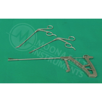 Alat Bedah THT Moona E.N.T Instruments Scorpion Suture Passer 20 Cm Set Artroskopi dengan Penetrator Suture Retriever Forcep untuk Bedah Umum