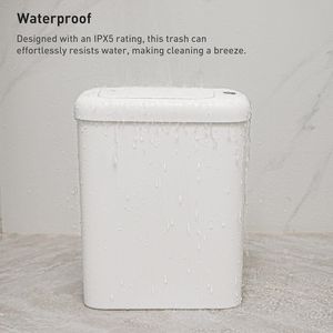 Cubo de Basura Inteligente de 2.6 Galones con Sensor de Movimiento, Tapa Impermeable, para Hogar, Oficina, Baño, Cocina, Bolsa de Basura Doméstica - Product Image 5