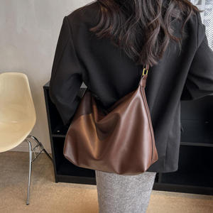 Sacs de soirée bandoulière pour femme en cuir PU original, collection Printemps-Été 2026, sacs seau pour femme - Product Image 4