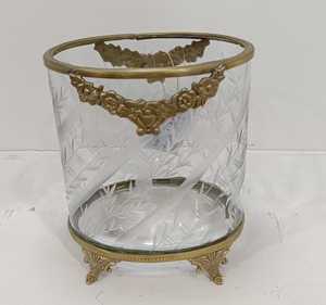 Glass and Brass <b>vase</b> Best New Look Design for Home, Hotel and Restaurant and Customized Size and Design. - Product Image 5