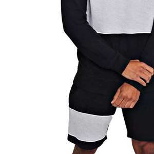Conjunto Deportivo Casual Personalizado al por Mayor para Hombre: Camiseta y Pantalones Cortos de Poliéster/Algodón para Gimnasio y Entrenamiento - Product Image 4