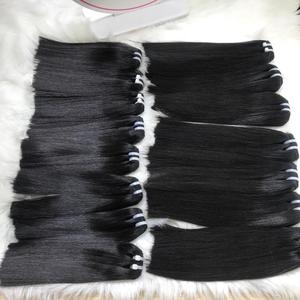 Extensiones de cabello humano recto de hueso de grado Remy vietnamita Super doble dibujado para Frontal de encaje con alineación de cutícula cruda - Product Image 4