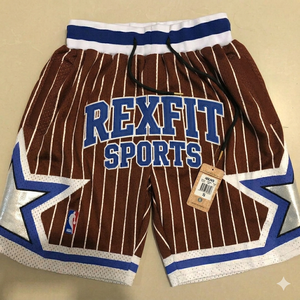Shorts de basket-ball en mesh personnalisés pour hommes Rexfit Sports, shorts d'entraînement athlétiques, respirants, à séchage rapide, vêtements de sport, shorts de gym - Product Image 4