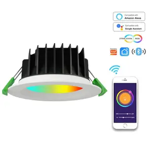 WIFI Bluetooth Zigbee smart downlight smart home lights 10W led light smart downlight led light plafonnier