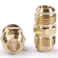 Raccords de précision en laiton à raccord évasé 1/4" 3/8" Filetages SAE NPT/BSPT Classe basse pression 150 Filetage à l'inglet OEM Personnalisable pour