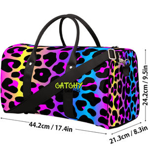 Sac de sport personnalisé imperméable à sublimation, grande capacité, sac de voyage sportif avec sangle réglable - Product Image 2