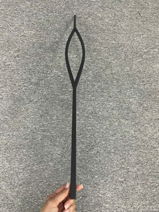 Balustre en fer Marquise, en métal noir, elliptique, pour escalier, insert de rampe ovale moderne pour escaliers et balcons intérieurs - Product Image 2