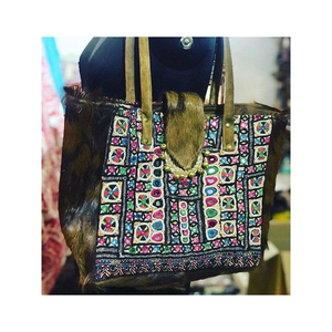 Traditional Tribal Banjara <b>Bags</b> Handcrafted Mirror Work Embroidery Tote <b>Bag</b> Bohemian Style Ethnic Shoulder <b>Bag</b> for Women - Product Image 2