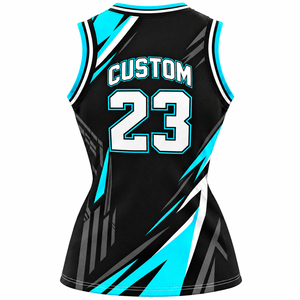 Uniforme de Baloncesto Sublimado Deportivo de Alta Calidad con Logotipo Personalizado, Talla Grande, Transpirable, para Hombre y Mujer - Product Image 2