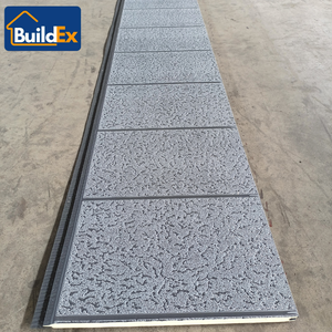 แผ่นผนังภายนอกโลหะแกะส<span class=keywords><strong>ล</strong></span>ักประหยัดพ<span class=keywords><strong>ล</strong></span>ังงานพร้อมฉนวนโฟม <span class=keywords><strong>PU</strong></span> - Product Image 4