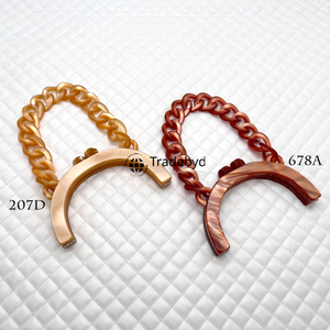 Resin Chain Necklace Handmade Statement Jewelry Fashion Accessories for Women Tradebyd - Product Image 5