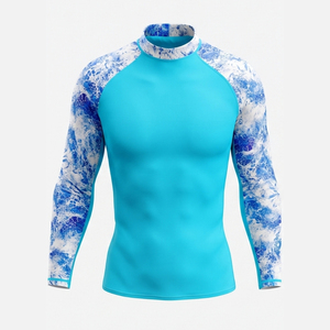 Wholesale Custom Logo <b>Swim</b> <b>Shirt</b> UPF 50+ Rash Guard Long Sleeve Quick Dry Swimwear - Product Image 3