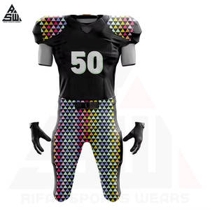 Meilleures ventes : Uniforme de football américain pour hommes grandes tailles, dernier style, séchage rapide, pour adultes - Product Image 2