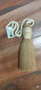 Sujetador de Cortina Minimalista de Lino con Borla de Yute y Cuerda para Decoración de Ventanas - Product Image 2