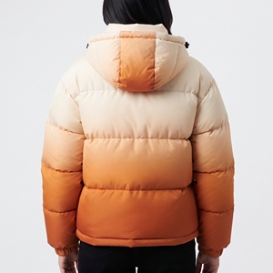 <b>Women's</b> <b>Lightweight</b> Quilted Puffer Coat Multi Color <b>Hooded</b> Warm Winter Outerwear <b>Jacket</b> - Product Image 5