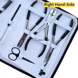 Kit de Herramientas Multiusos para Extensiones de Cabello: Cuatro Pinzas para Extensiones, Anillo Separador de Cabello, Tijeras de Hilo y Peine de Cola de Caballo para Uso en Salón - Product Image 2