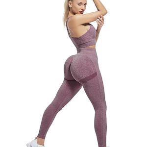 Leggings de sport taille haute pour femme, tie-dye, sans couture, pour fitness, yoga et course à pied - Product Image 2