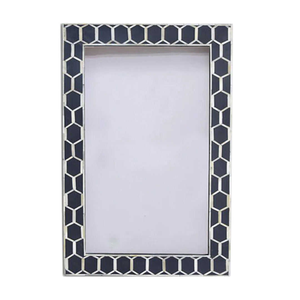Mother Pearl Inlay Resin Eco-Friendly 2-color Digital <b>Printing</b> Freestanding Horizontal Orientation Photo <b>Frame</b> Belaartisan Brand - Product Image 4