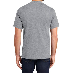 T-shirt uni de luxe personnalisé avec logo, 100 % coton, streetwear, qualité supérieure, pour homme - Product Image 3