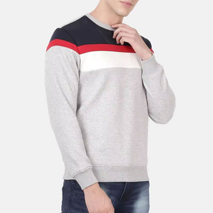 บริการ OEM เสื้อสเวตเชิ้ตผู้ชาย ดีไซน์ใหม่ล่าสุด โลโก้ทำเองได้ สีสันหลากหลาย แขนยาว คอกลม - Product Image 2