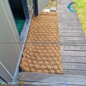 Rouleau de tapis en fibre de coco best-seller, épaisseur 35 mm, pour le pavage routier et la protection des allées, article très demandé pour l'exportation vers la Corée, le Japon et l'Europe. - Product Image 3