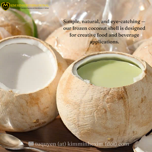 ถ้วยขนมเปลือกมะพร้าวธรรมชาติแบบแช่แข็ง IQF - Product Image 2