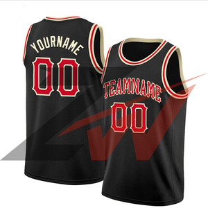 Camiseta de Baloncesto Reversible Personalizada para Hombre, Sublimada, Bordada, de Malla Transpirable de Secado Rápido - Product Image 1