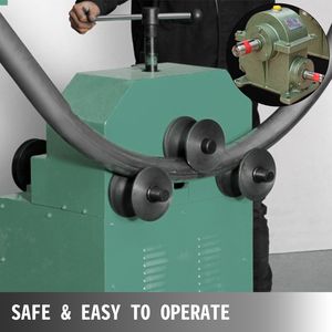 เครื่องดัดท่อไฟฟ้าอเนกประสงค์ 1500 วัตต์ พร้อมลูกกลิ้ง 9 8 สี่เหลี่ยม และเครื่องมือดัดท่อ - Product Image 6