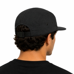 Gorra de Malla Unisex para Campamento, Premium, Transpirable, Ligera, de Algodón Negro, Ajustable, Duradera, Elegante y Cómoda para Uso Diario - Product Image 2