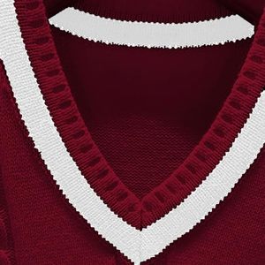 Chaleco de punto sin mangas estilo Old Money transpirable para hombre, suéter con cuello en V, chaleco con botones, prendas de punto clásicas vintage - Product Image 4