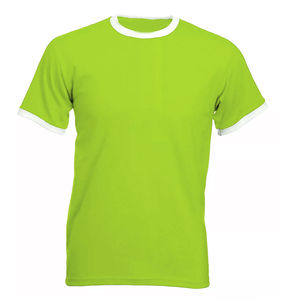 T-shirts personnalisés pour hommes, coupe ajustée, manches courtes, confortables, en coton doux, respirants et unis, nouveau style, 100% polyester coton - Product Image 4