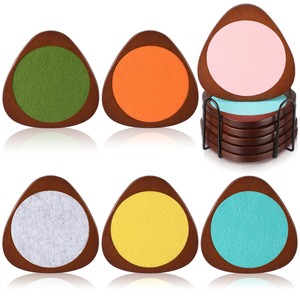 Posavasos y salvamanteles de madera de mango, OEM, personalizados, venta al por mayor |   Aqdus Saleem India - Product Image 2